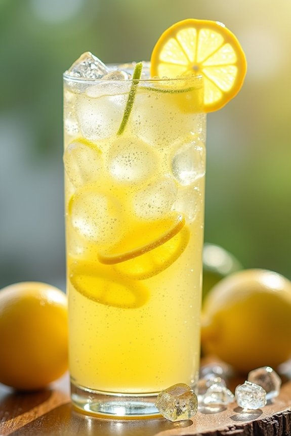revitalizing fizzy citrus drink
