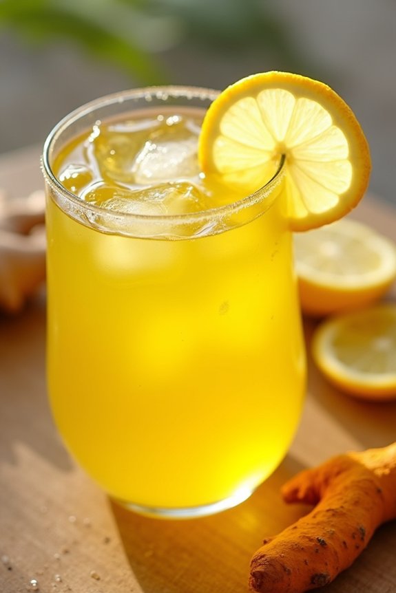 revitalizing ginger turmeric lemonade