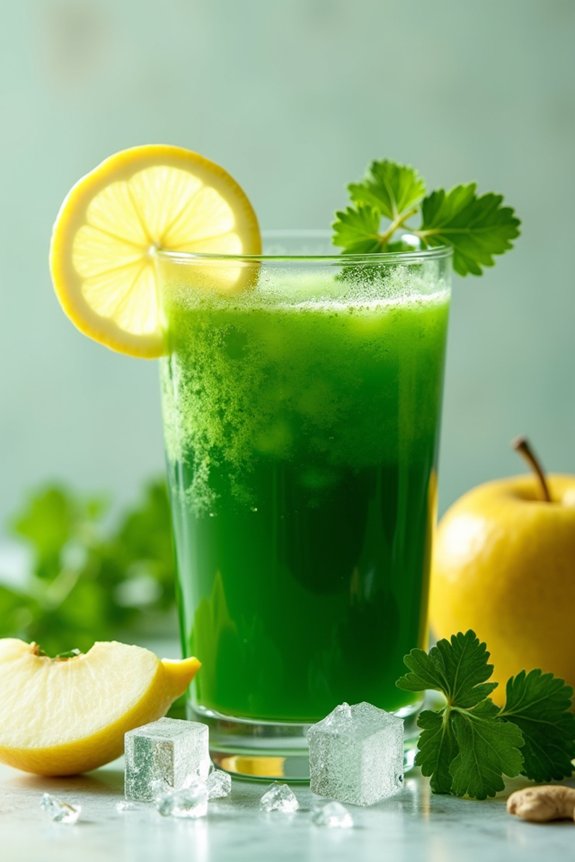 revitalizing green juice blend
