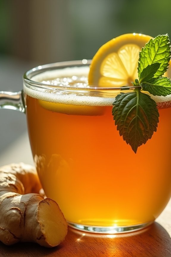 revitalizing green tea elixir