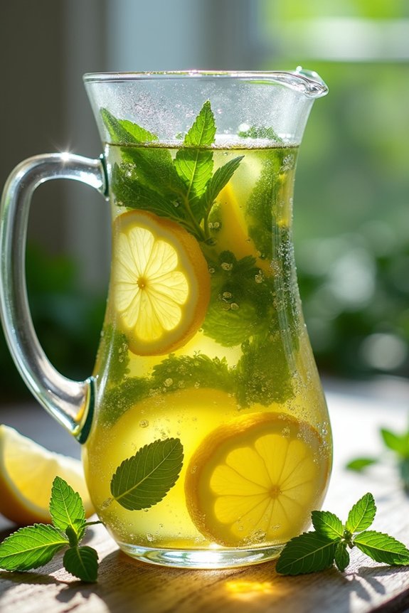 revitalizing green tea infusion