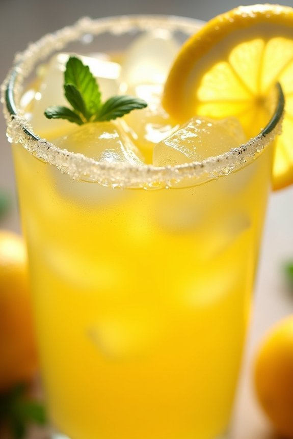 revitalizing honey lemon beverage