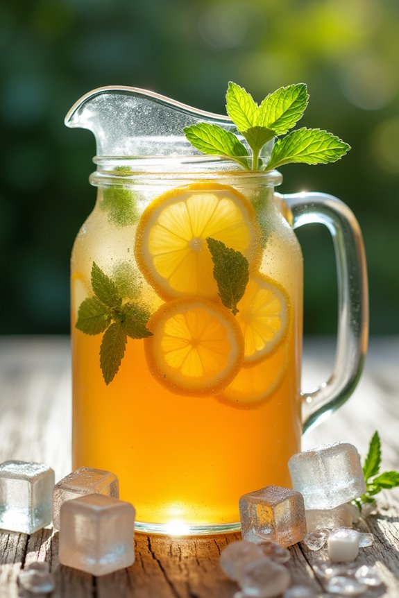 revitalizing iced green tea