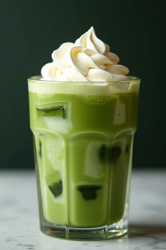 revitalizing iced matcha latte