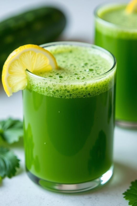 revitalizing kale cucumber juice