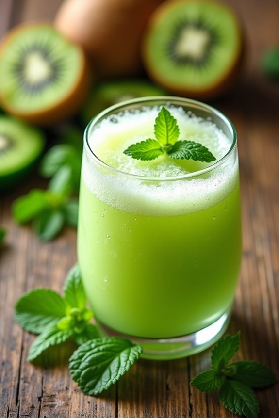 revitalizing kiwi cucumber juice