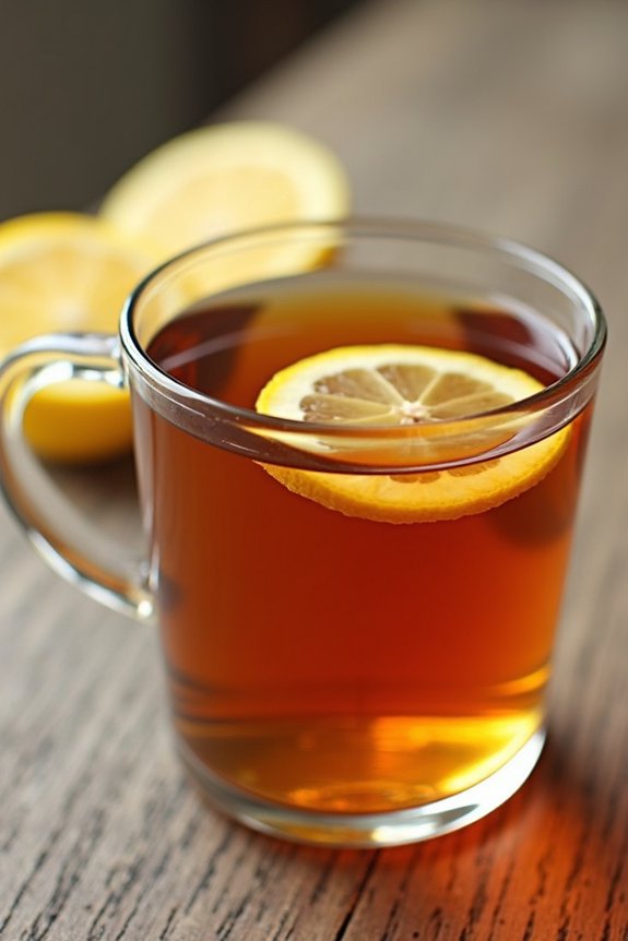 revitalizing lemon infused black tea
