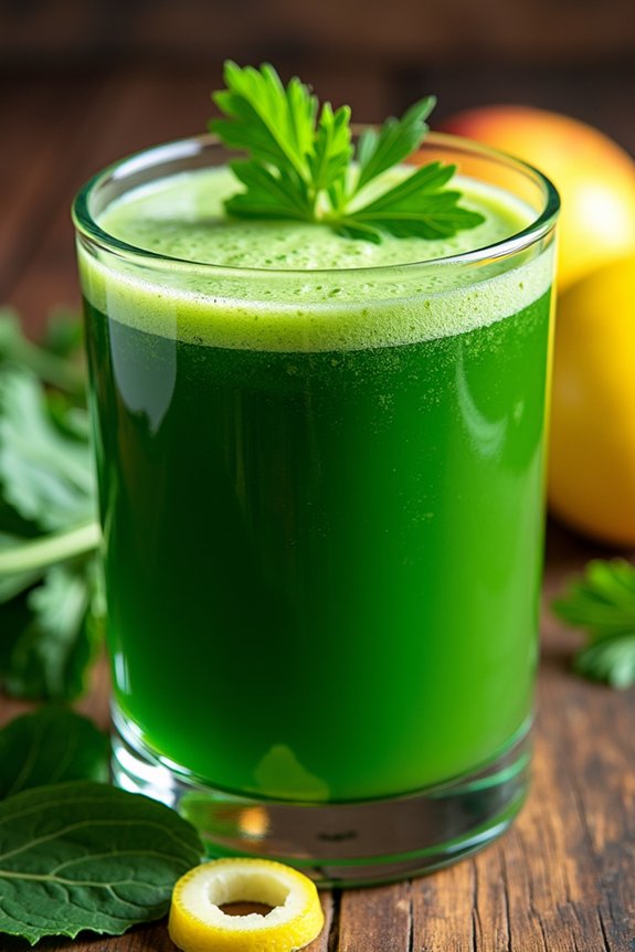 revitalizing nutrient packed vegetable juice