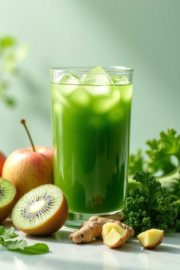 revitalizing nutrient packed vegetable juice