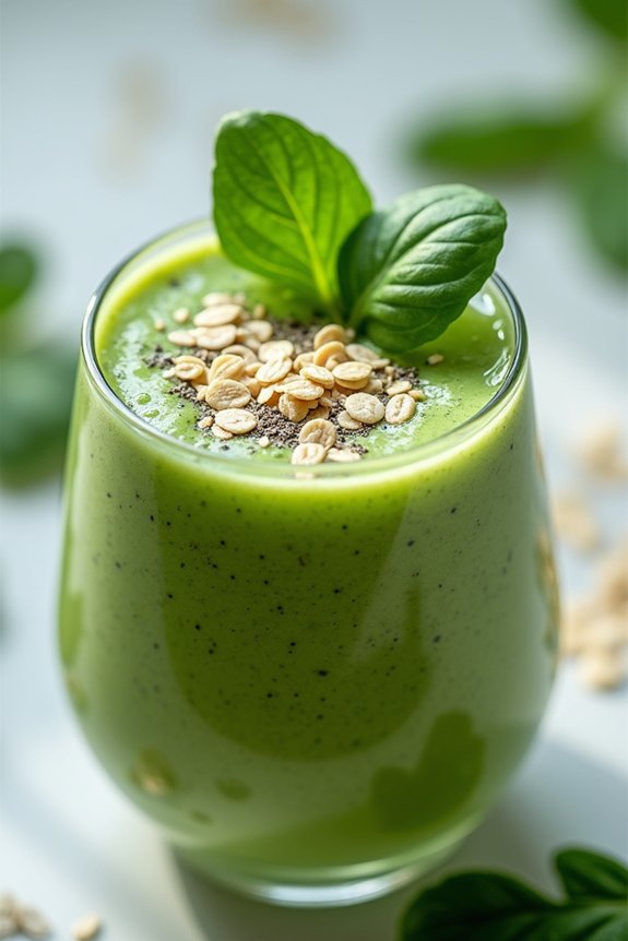 revitalizing nutritious green smoothie