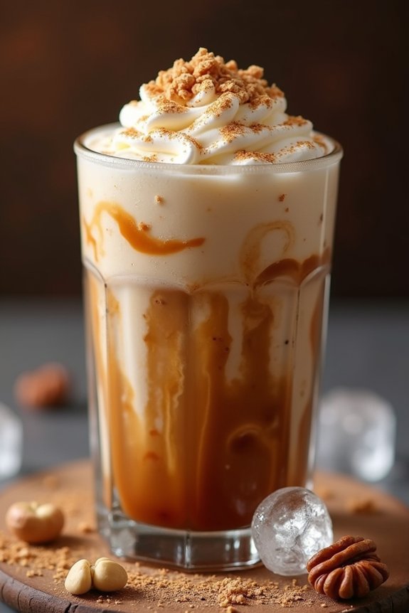 revitalizing nutty iced latte