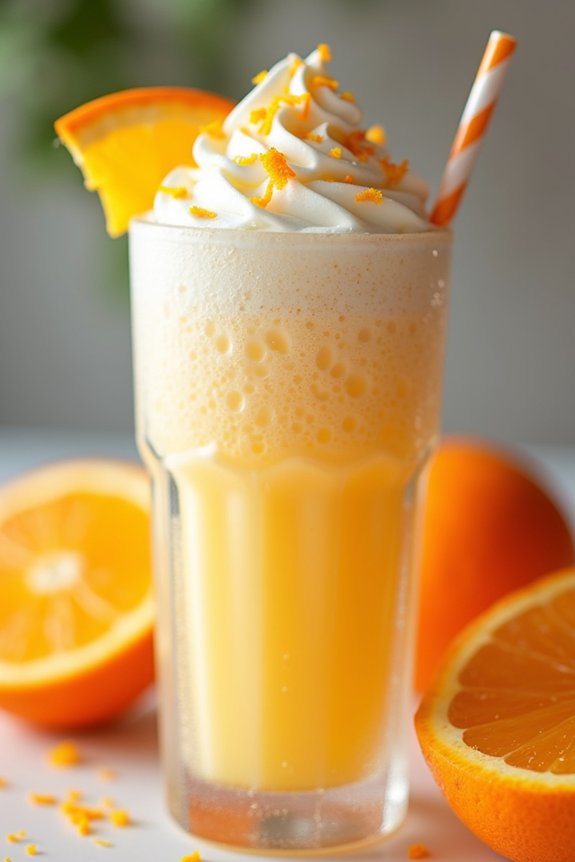 revitalizing orange creamsicle shake