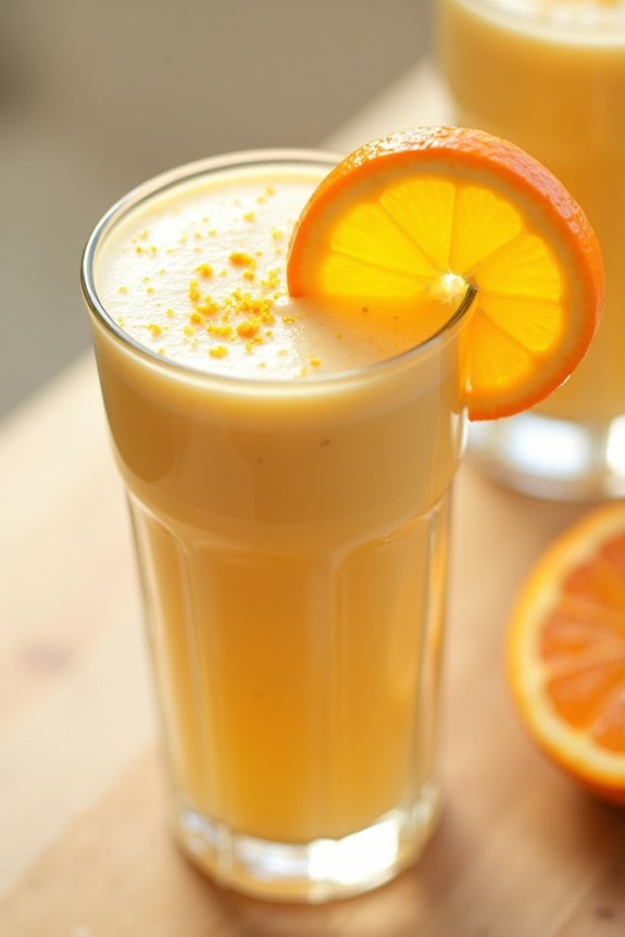 revitalizing orange protein shake
