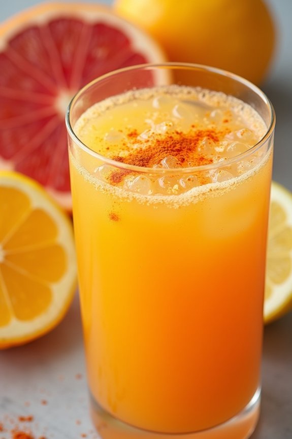 revitalizing spicy citrus juice