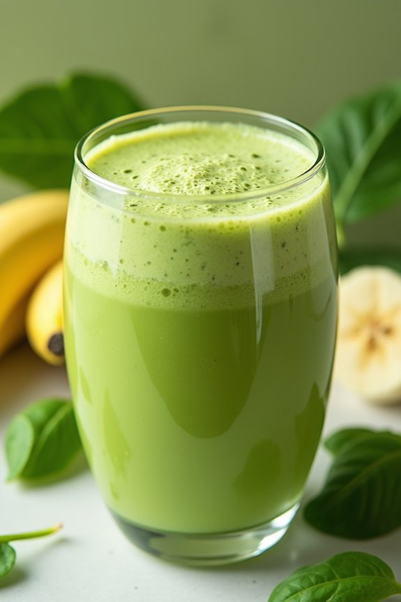 revitalizing vanilla matcha shake