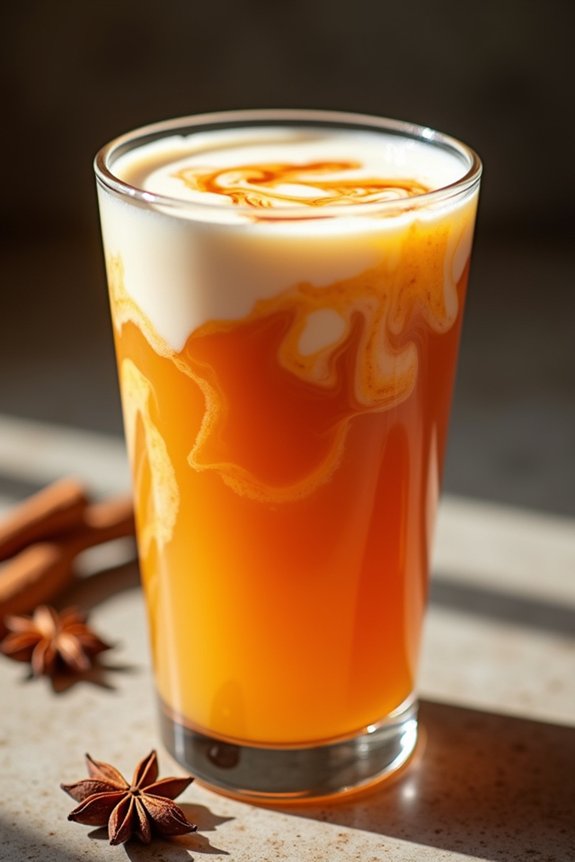 rich creamy thai tea