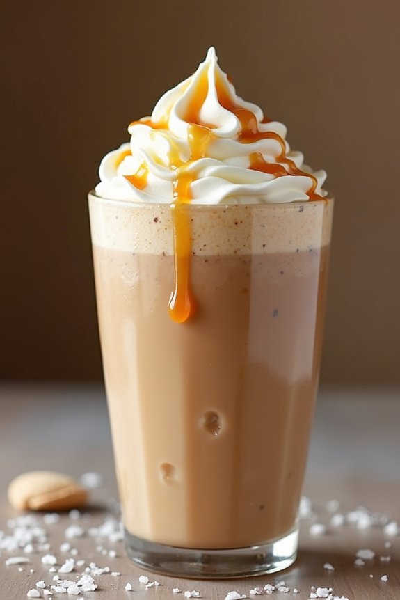 salted caramel protein shake
