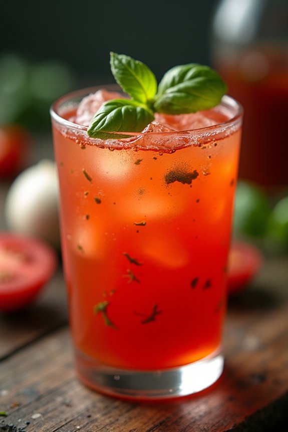 savory garlic herb tonic