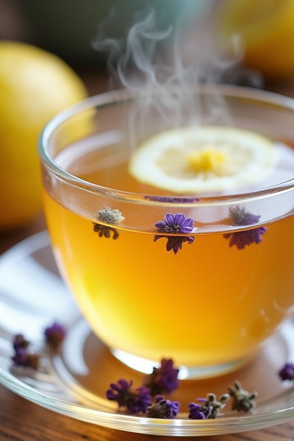 soothing chamomile lavender infusion