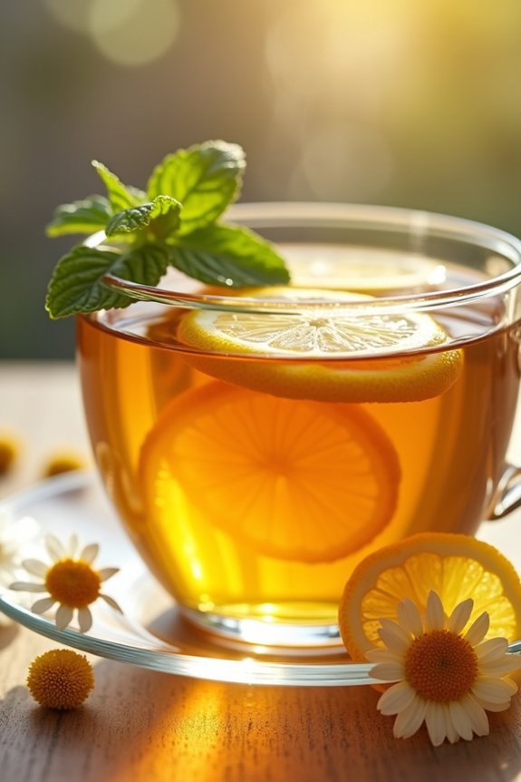 soothing floral honey lemon