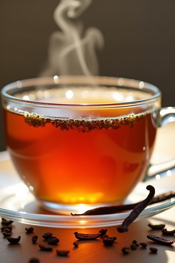 soothing rooibos vanilla tea