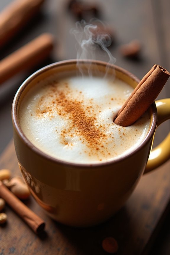 spiced almond milk chai