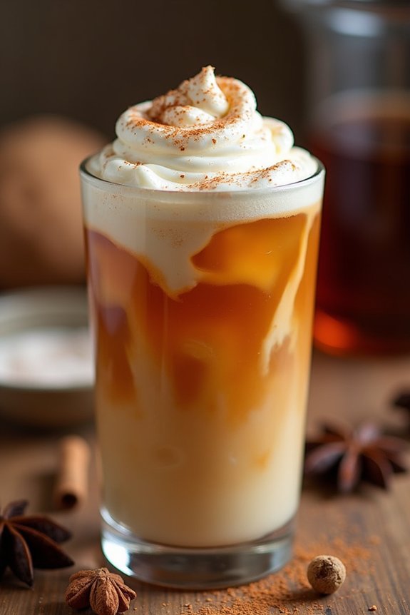 spiced coconut thai tea