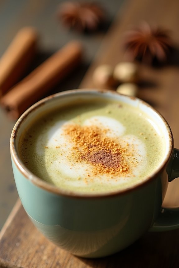 spiced green tea latte recipe