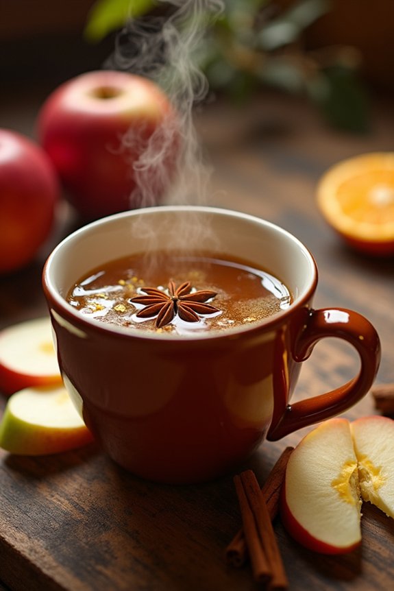 spiced oolong apple cider