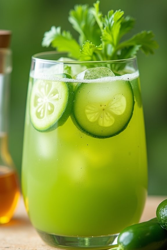 spicy celery jalape o juice