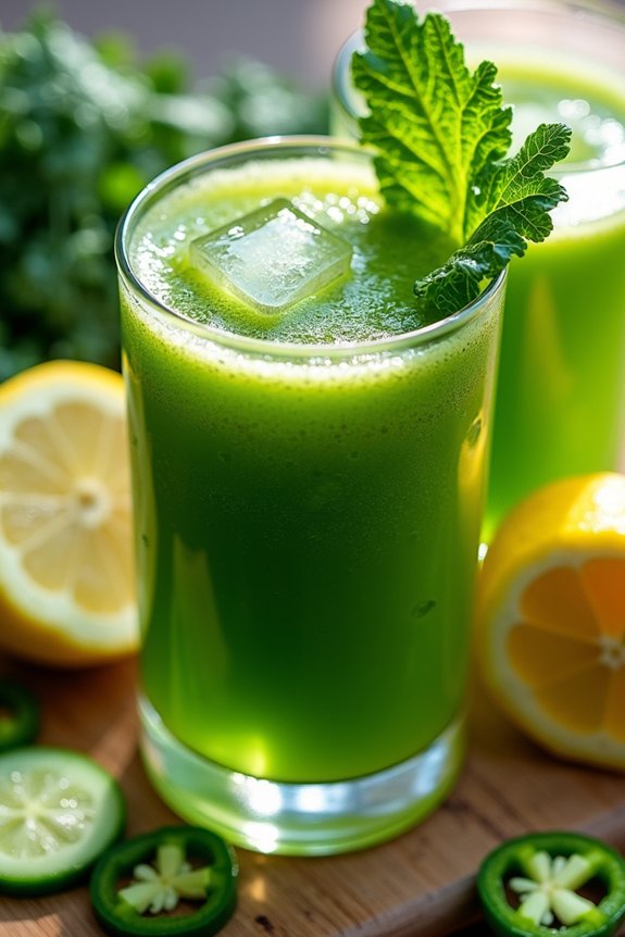 spicy kale juice recipe