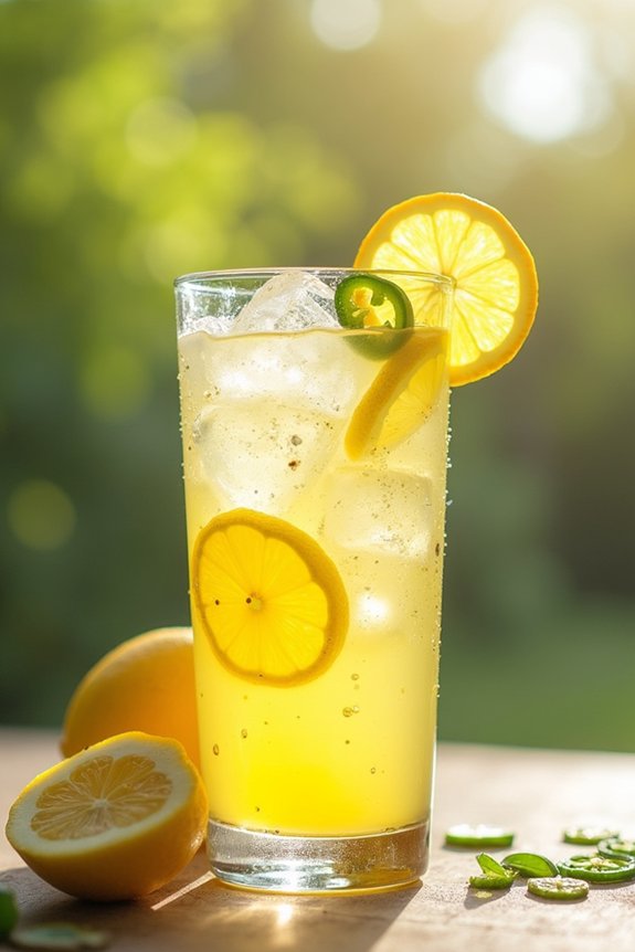 spicy sweet refreshing lemonade