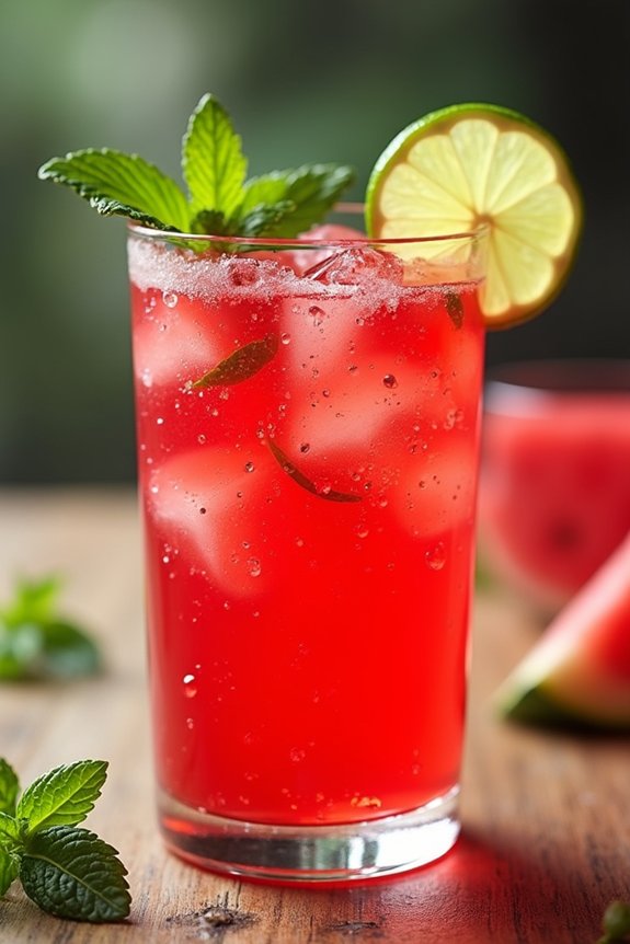 spicy watermelon ginger elixir