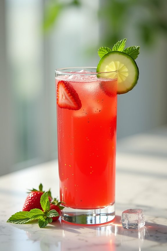 strawberry cucumber juice recipe