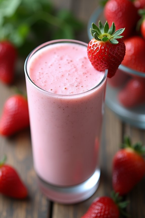 strawberry protein shake recipe