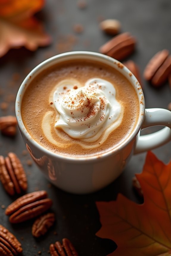 sugar free maple pecan latte
