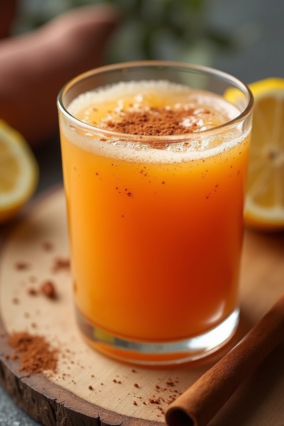 sweet potato cinnamon juice