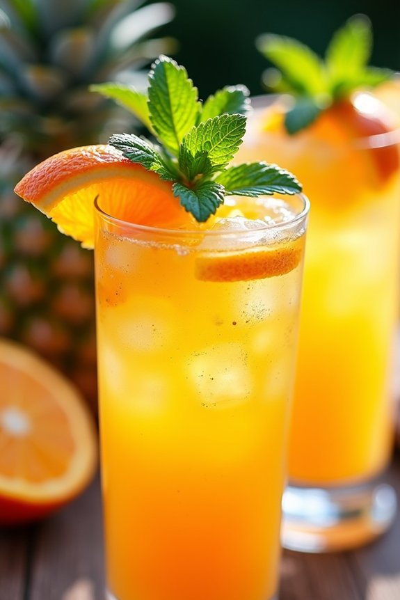 tangy citrus fruit punch