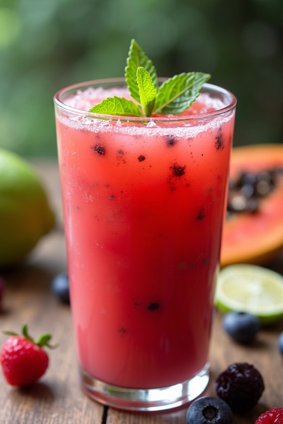 tropical berry juice recipe
