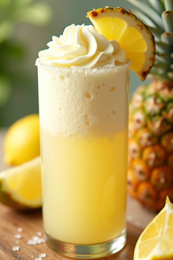 tropical creamy lemonade delight