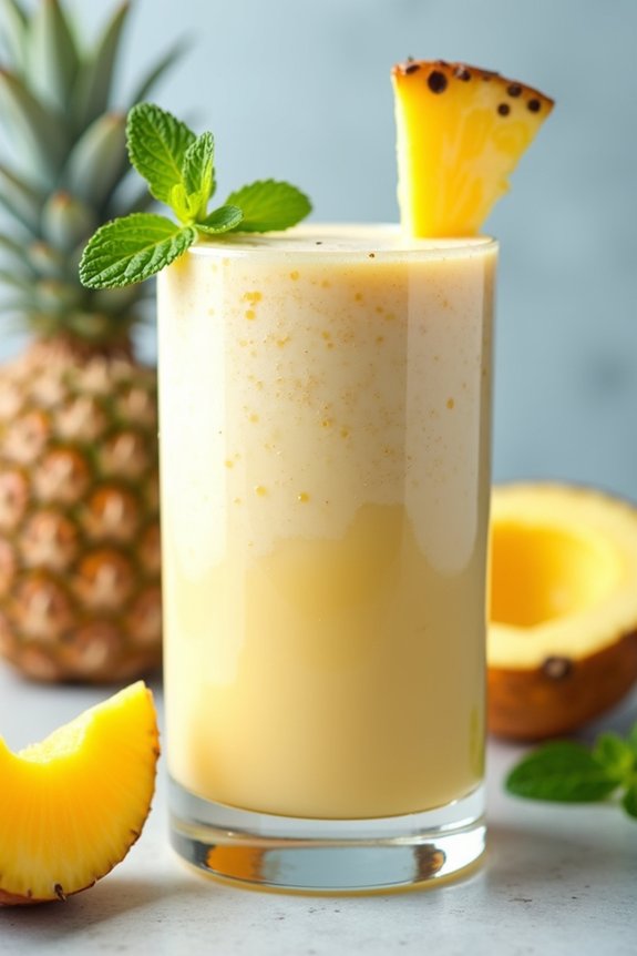 tropical diabetic friendly protein shake
