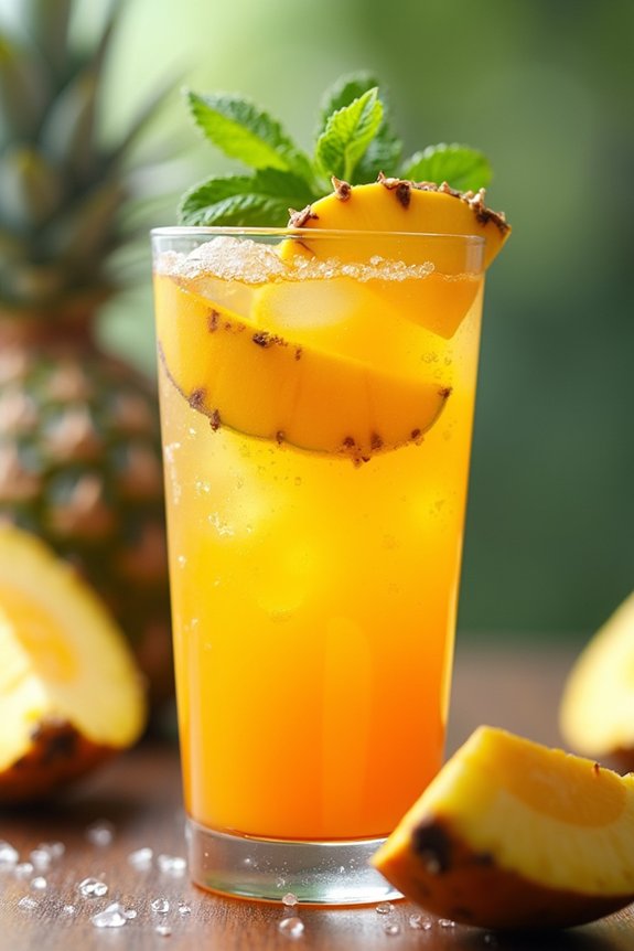 tropical fruit energy drink