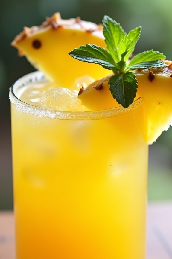 tropical ginger lemonade delight