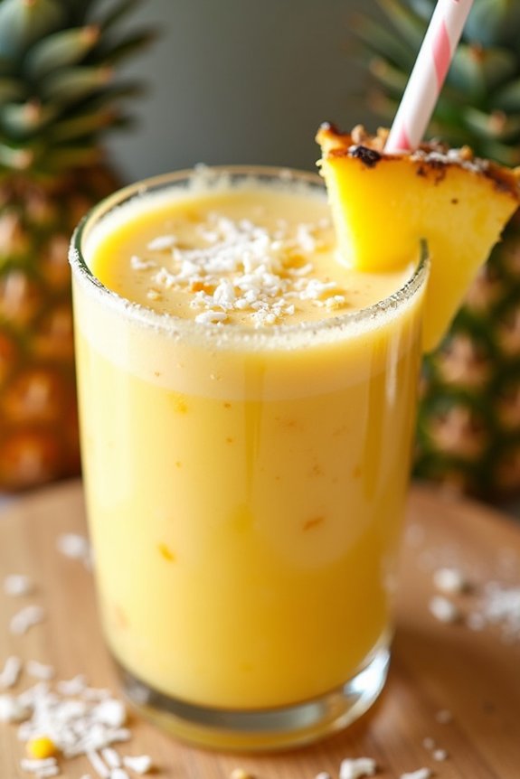 tropical ginger protein shake