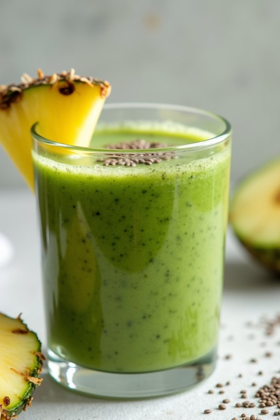 tropical green smoothie recipe