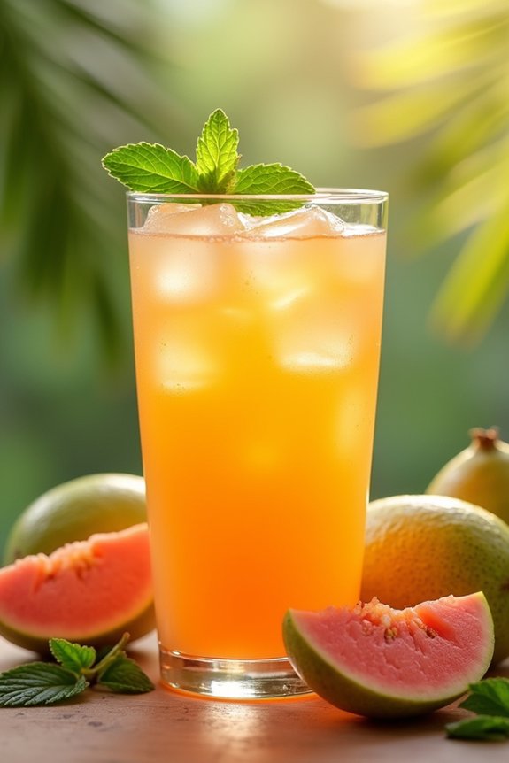 tropical guava citrus refreshment