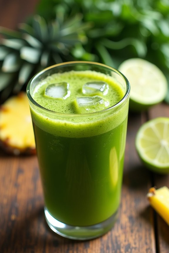 tropical kale pineapple juice