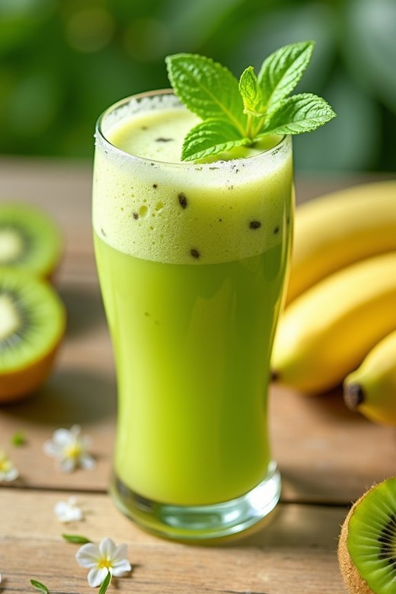 tropical kiwi banana juice recipe
