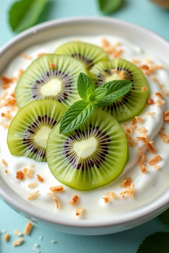 tropical kiwi coconut delight