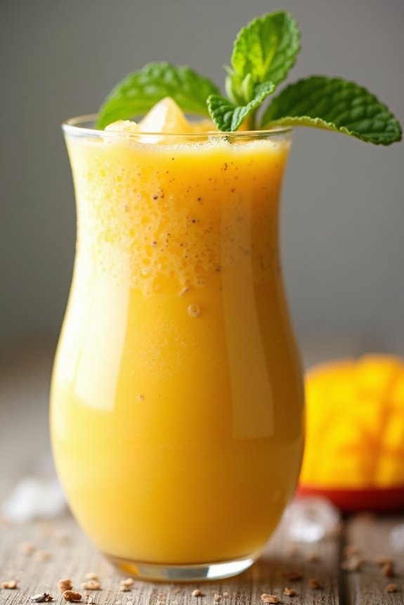 tropical mango chia shake